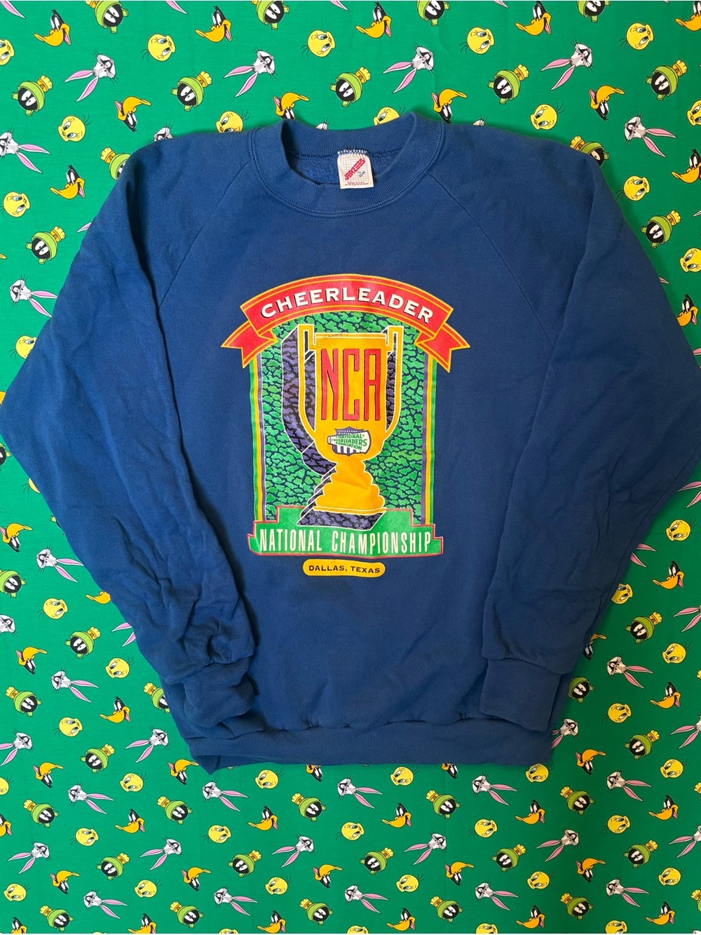 Jerzees Blue NCA Cheerleader National Championship Sweatshirt
